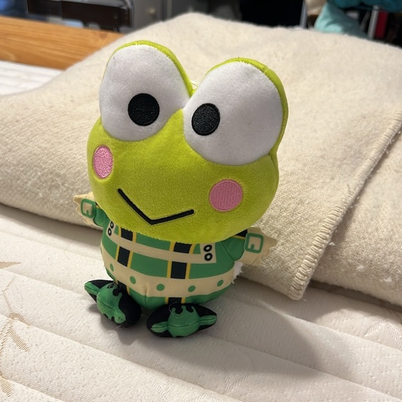 Sanrio Keroppi Plush Stuffed Animal, approx. 8 inches - Picture 5 of 5